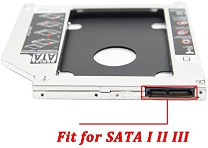 קאדי כונן קשיח של SATA, אוניברסלי 12.7 ממ סאטה לסאטה 2nd SSD HDD כונן קשיח מתאם מתאם מארזי מגש עבור Dell HP