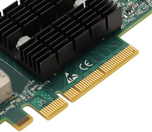 כרטיס רשת PCIE 10GBPS PCIE, מתאם רשת יציאה יחידה, מתאים ל- PCIE X8 X16, לשרת 2003 2008 2012 2012 WIN7 WIN10 WIN2003