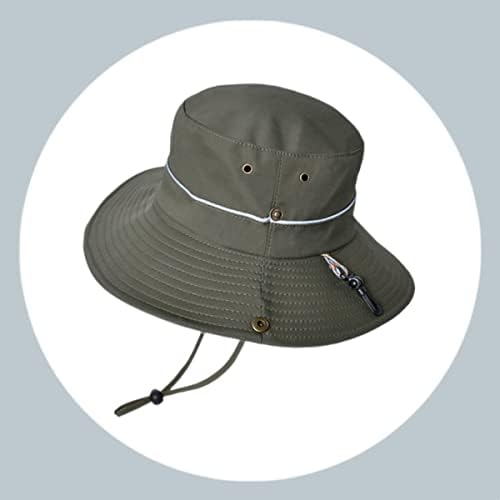 Jtjfit 2 חתיכות דלי גברים דלי שמש כובע דיג כובע דיג הגנה עם קליפ לטיולי חוף קמפינג גינון