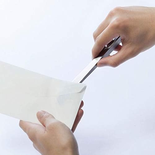 פותחן מכתבים פרימיום יפני קנרי, מיוצר ביפן, להב פלדת פחמן יפני, סכין חרב פתיחת מכתבים כבדה מפוארת למעטפה,