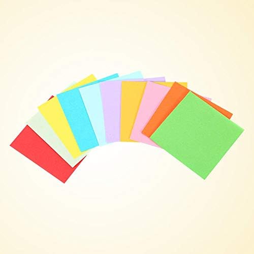 נייר אוריגמי 520 מחשבים נייר מתקפל צבעוני כפול דו צדדי אוריגמי מנוף נייר גיליונות מלאכה 7x7 סמ
