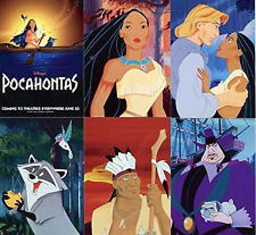 Pocahontas 1995 Skybox סרט פרומו 10 כרטיס סט אטום חדש דיסני דיסני