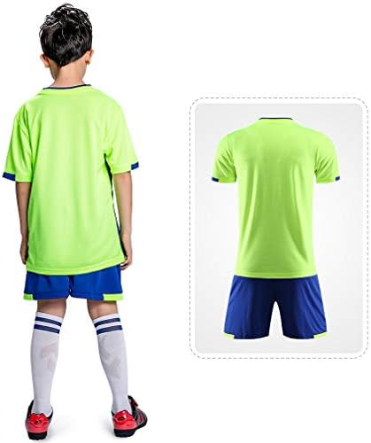 גופיות כדורגל טרודאקו לילדים לילדים מכנסיים קצרים לנוער ותפאורה אתלטית, ביצועים 2 אימונים אימונים