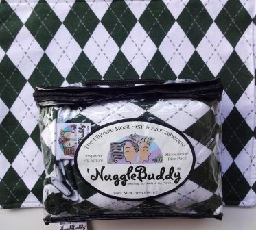 'NuglateBuddy חדש! חבילת אורז אורגנית אורגנית חום לחות במיקרוגל. טרנדי אורגרין וארגייל פלאנל