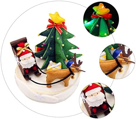 צעצוע 1 סט חומר חג המולד חבילה מוסיקה דקור שולחן מים צעצוע