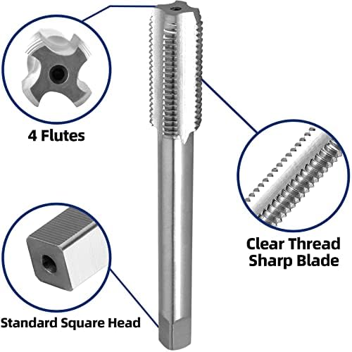 Burkit 1/2 -16 Un Thread Lap Bead Right, HSS 1/2 x 16 Un Straight Machine Stred Tap