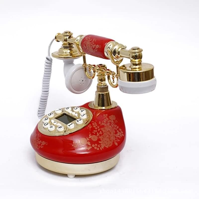 טלפון עתיק של לוקו קווי טלפונים טלפונים מיושנים, חיוג טלפון רטרו קרמיקה קלאסי