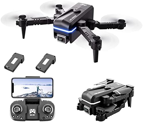 Moresec Mini Drone עם מצלמה כפולה של 4K מצלמה HD FPV מתנות צעצועים לשלט רחוק של בנות לבנים עם סוללות,