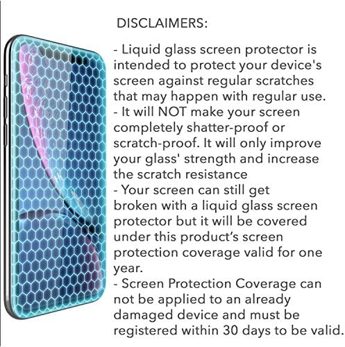 מגן מסך זכוכית נוזלית של לובוויט עם הגנת מסך של 250 דולר-מגבון עמיד בפני שריטות על ציפוי לכל הטאבלטים הסמארטפונים