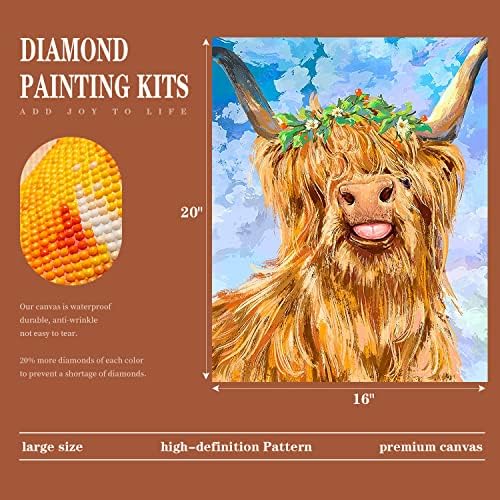 ערכות ציור יהלומים של Kooeet למבוגרים, 5D DIY Diamond Art git