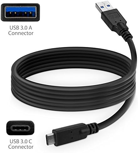 כבל Goxwave תואם לבקר DJI Smart - DirectSync - USB 3.0 A ל- USB 3.1 סוג C, USB C מטען וכבל סנכרון עבור