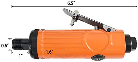 Sutekus 1/4 אינץ 'ערכת מטחנות אוויר מטחנת סיבוב מדחס אוויר מגדיר מלטש פנאומטי מצערת אוויר קומפקטית עם קולטים