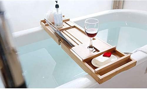 מדפי אמבטיה רב-תכליתיים של Accduer מדף אמבטיה אנטי-קורוזיה במבוק אמבטיה מדף מדף יין מתלה אורך מיסב כיסוי