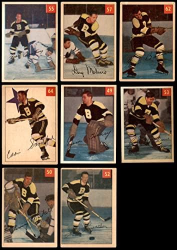 1954-55 Parkhurst Boston Bruins ליד צוות SET BOSTON BRUINS VG/EX BRUINS