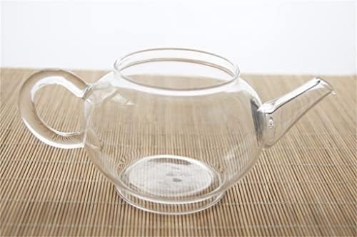 Uxzdx זכוכית התנגדות גבוהה 250 מל סיר תה זכוכית סיר תה צלול גדול סיר תה תה.