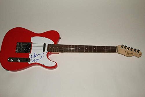 כריסי הינדה חתמה על חתימה חתימה פנדר חשמלית טלקסטר גיטרה יומרות JSA