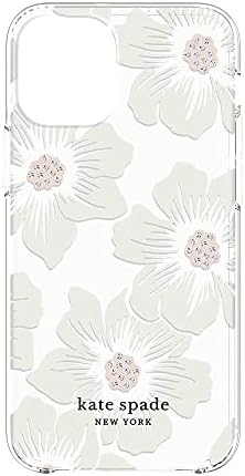 קייט ספייד ניו יורק מגן על מארז קשיח לאייפון 12 & iPhone 12 Pro - Hollyhock Floral Flore/Cream