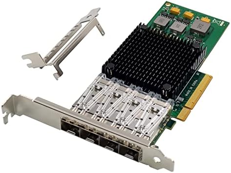 10GB PCI-E 3.0 X8 NIC רשת רשת, QUAD-SFP+ PORT, עם בקר Broadcom BCM57840, PCI Express Ethernet LAN תומך בשרת Windows/Linux/VMware