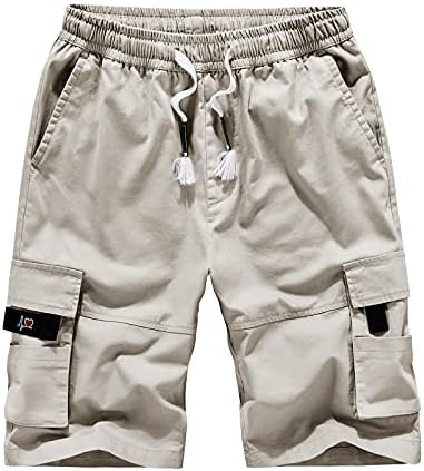מכנסיים קצרים של Saxigol Mens מכנסי מטען קיץ גדולים 2023 מכנסי טרנינג רופפים מכנסי טרנינג מרובי כיס
