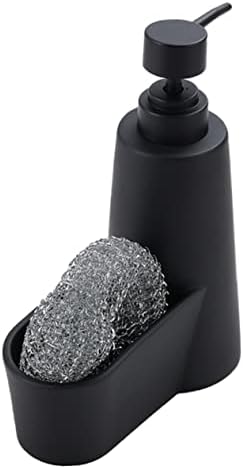 סבון סבון Homoyoyo מבקבוק כלים של ניקוי חומר ניקוי מתקן סבון יד ABS קרם שחור