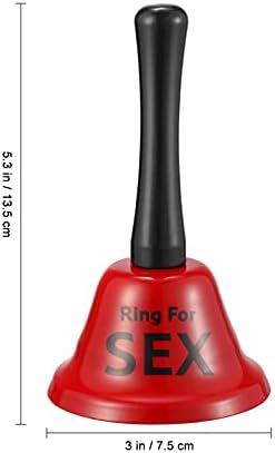 טוינדונה טבעת אדומה לסקס פעמון, מסיבת מטאל יד פעמון מצחיק שיחה בל לחובבים מתנות קישוטים למסיבת בית