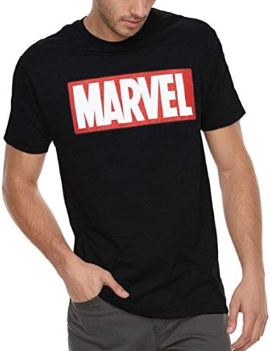 מארוול גברים של קומיקס פשוט קלאסי לוגו חולצה