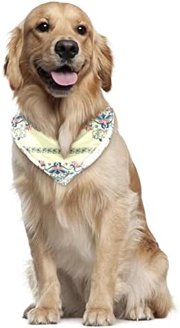 כלב בנדנה - 2 חבילות חיית מחמד אידיאלית, צעיף צוואר יומי של צוואר לחתולי כלבים קטנים עד גדולים, אמייל צווארון