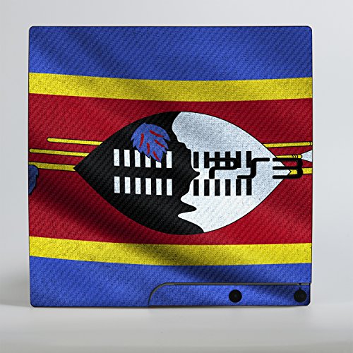 סוני פלייסטיישן 3 דק עיצוב עור דגל של סווזילנד מדבקות מדבקת עבור פלייסטיישן 3 דק