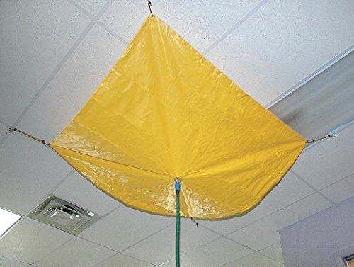 Ultratech 1785 מצופה ויניל מצופה גג אולטרה-גג, 5 'אורך x 5' רוחב, צהוב
