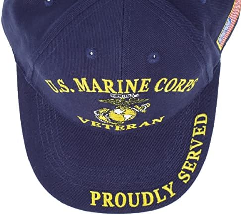 כובע ותיק של חיל הנחתים, כחול, סטנדרטי