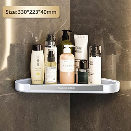 מדפי האמבטיה של ג'הה ללא פינת מדף פינת קיר רכוב על מקלחת מחזיק מתלה לאחסן שירותים מארגן שירותים