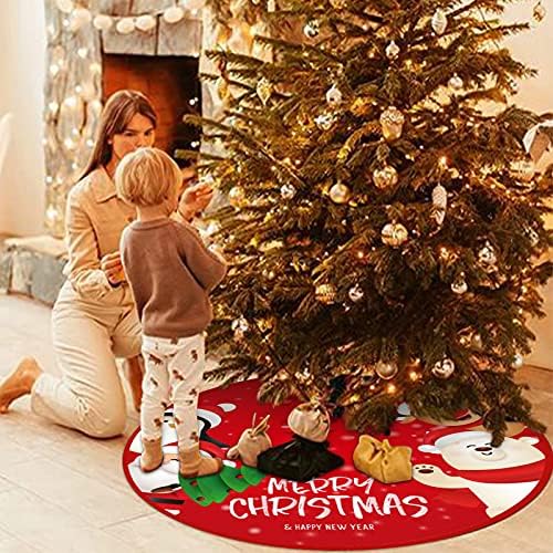 Yiisu uf1mw3 קישוטים לחג המולד חצאית עץ חג המולד חצאית עץ מודפסת בית קישוט עץ חג המולד