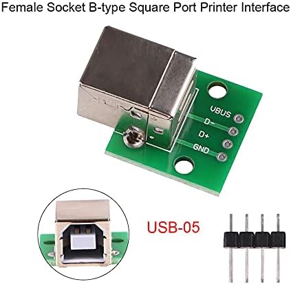 מיקרו USB לטבילה מתאם 5 פינט מחבר נקבה B סוג PCB ממיר לוח לחם USB-01 לוח מתג SMT SEAT-A-A