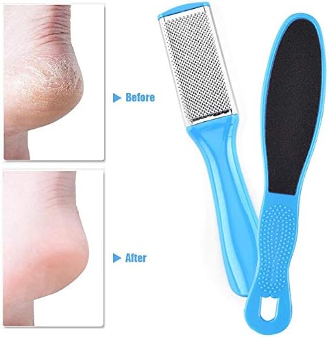 Soumix ערכת כלי פדיקור מקצועי עור מתים עור קשה קלאוס מגרד מגרד פדיקור פדיקור רגל כלים לטיפול בכף רגל