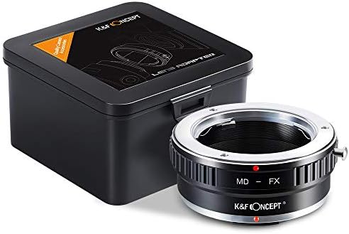 K&F Concept Md Minolta MD עדשת Mc Rokkor ל- Fujifilm fx Mount Camera מתאם, MD ל- FX מתאם עדשות FX עבור Fuji