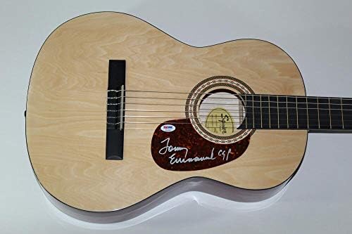 טומי עמנואל חתם על חתימה חתימה פנדר גיטרה אקוסטית - המסע B PSA