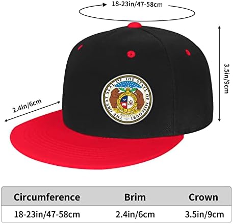 חותם מדינת Bolufe של כובע הבייסבול לילדים של מיזורי, יש פונקציה נושמת טובה, נוחות טבעית ונושמת