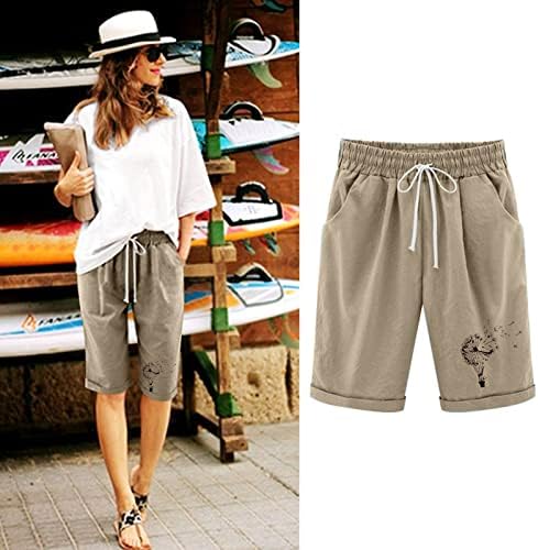 מכנסיים קצרים לנשים מותניים גבוהים, בקיץ, קיץ רך מזדמן המותניים המותניים המותניים זורמים פלוס מכנסיים קצרים