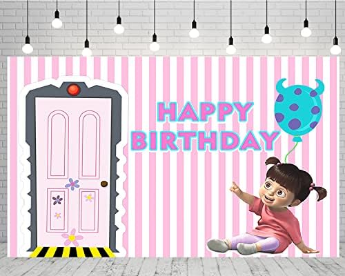 ילדה בו תפאורות עבור יום הולדת ספקי צד תינוק מקלחת רקע מפלצת בע מ דלת באנר עבור מסיבת קישוטי אספקת 59