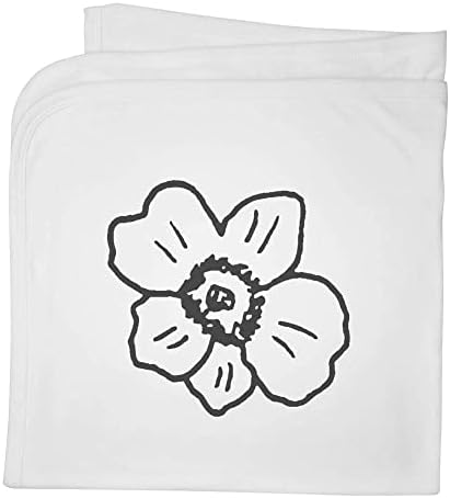 Azeeda 'פרח' שמיכה/צעיף כותנה