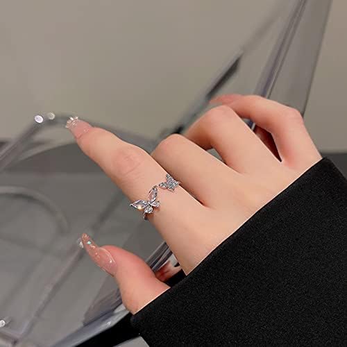 2023 טבעת נשים חדשה טבעת יוקרה טבעת טבעת סגסוגת טבעת טבעת הר