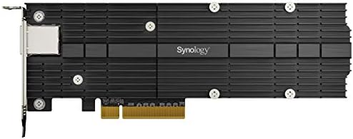 Synology M.2 22110 NVME SSD SNV3510 800GB ו- 10GB Ethernet ו- M.2 כרטיס מתאם E10M20-T1, RJ-45; יציאה