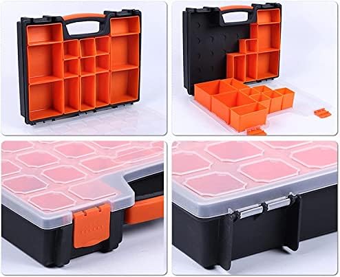 אחסון אחסון Rakute תיבת כלים כלים רכיבי מקרה תיבה ABS ABS בורג פלסטיק כלי אחסון תיבת האחסון בברג חומרה אביזרי