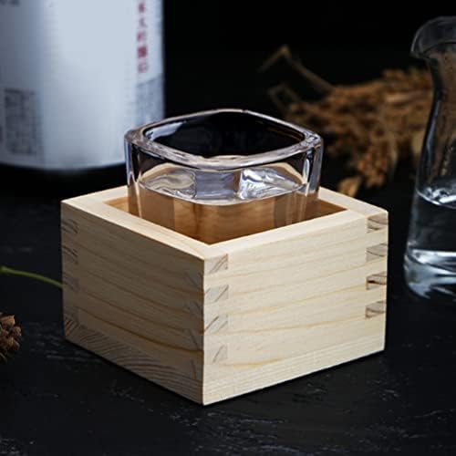 כוסות עץ של זרודקו כוסות יפנית קופסא כוסות ברוש ​​ברוש ​​סאקי קופסא כוס עץ כוס מאסו מארז מסו כוסות סאק מיכל מחזיק
