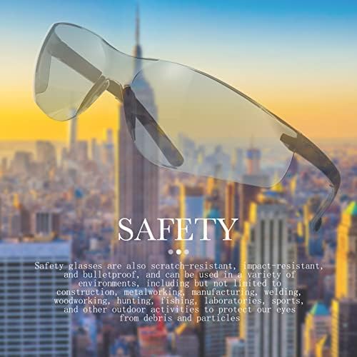 Queekay 12 זוגות משקפי בטיחות משקפי הגנת עיניים משקפי בטיחות משקפי משקפי משקפי משקפי
