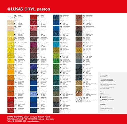 Lukas Cry נוזל גוף רך צבע אקרילי לצילום, צבע אקרילי צמיגות נמוך נמוך, טיטניום לבן, 37 מל