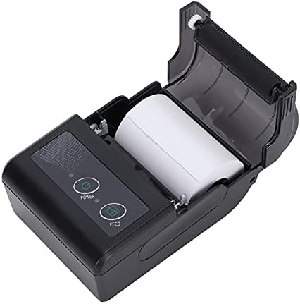 מדפסת תווית משלוח של Luqeeg, מכונת תווית הדפסה תרמית, 80 ממ/שניות מהירות גבוהה של Bluetooth מדפסת, מדפסת מדבקה