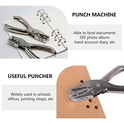 Nuobesty Puncher חור יחיד 4 יחידות חור שימושי חור מכונות חור רב -פונקציונליות מכונות משרד ציוד נייר