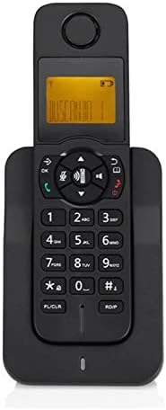 מערכת טלפון אלחוטית ניתנת להרחבה עם מכשיר 1, מזהה מתקשר/המתנה לשיחה, בהירות LCD מתכווננת, טלפון כף יד