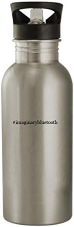 מתנות Knick Knack imaginarybluetooth - בקבוק מים נירוסטה 20oz, כסף
